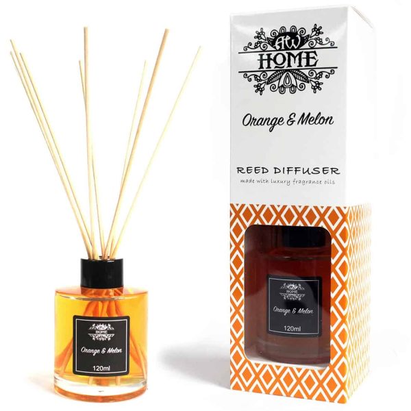 aw home reed diffuser orange and melon